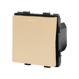 Modul Intrerupator Simplu Mecanic LUXION - auriu