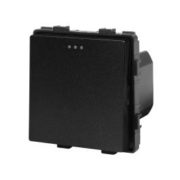 Modul Intrerupator Simplu Mecanic LUXION - negru