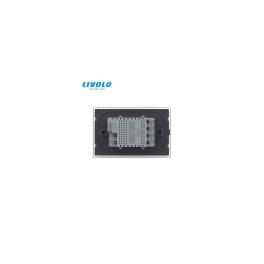 Modul intrerupator triplu tactil, control telecomanda RF, standard italian, 3M