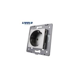 Modul Priză Schuko Silver