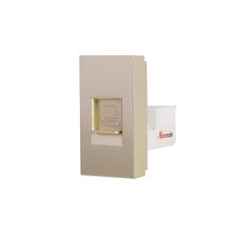 Modul Priza Internet 1M LUXION, Standard Italian - auriu