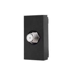 Modul Priza Satelit 1M LUXION, Standard Italian - negru