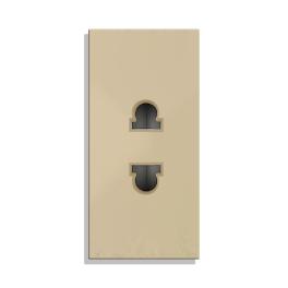 Modul Priza Simpla Ingusta LUXION - auriu