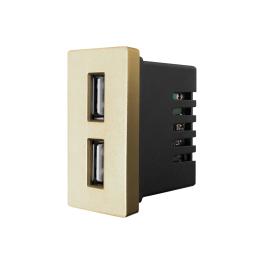 Modul Priza USB 2.4A 5V LUXION - auriu