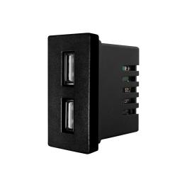 Modul Priza USB 2.4A 5V LUXION - negru