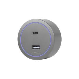 Modul Priza USB A+C 20W Pentru Sina LUXION - gri
