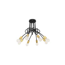 MYA CANDELABRU 8XE27 NEGRU/AURIE