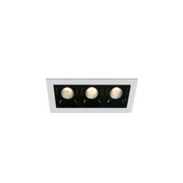 Nate LED 3x160lm 3000K 30° 700mA Dim IP20 alb