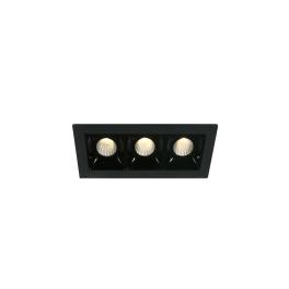 Nate LED 3x160lm 3000K 30° 700mA Dim IP20 negru