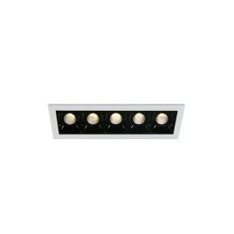 Nate LED 5x160lm 3000K 30° 700mA Dim IP20 alb