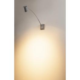 NEW MYRA DISPLAY CURVE, GU10, max. 50W, IP55, argintiu