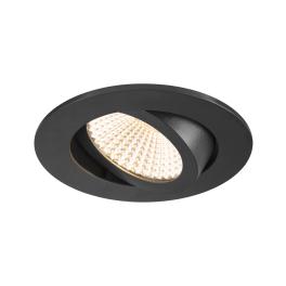 NEW TRIA 68, 2700K, 60°, IP20, rotund, negru
