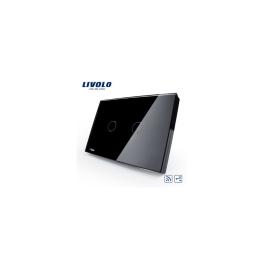 Întrerupător dublu, cap scară/ cruce, wireless