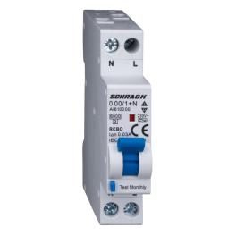 Întreruptor automat+dif., Tip A, B 32/003A,1+N un modul, 6kA
