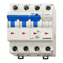 Întreruptor automat diferential D16/3+N 30mA tip A 6kA