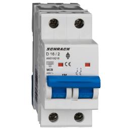 Întreruptor automat modular (MCB) AMPARO 10kA, D 16A, 2 poli