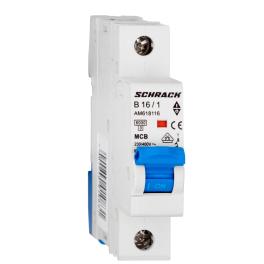 Întreruptor automat modular (MCB) AMPARO 6kA, B 16A, 1-pol