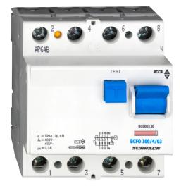 Întreruptor diferential 100A 4poli 300mA