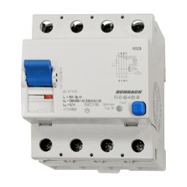 Întreruptor diferential 40A, 4-poli, 100mA, tip B