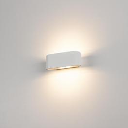 OSSA R7s lampă de perete, oval, alb, R7s 78mm, max. 100W