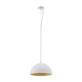 Panderas Pendant luminaire Ø350 60W white/gold IP20