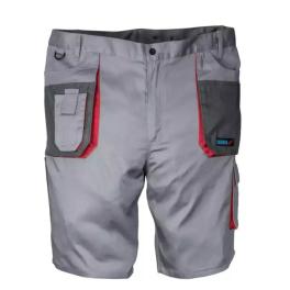 Pantaloni scurti de protectie mărimea xl/56, gri, comfort line, gramaj 190g/m2