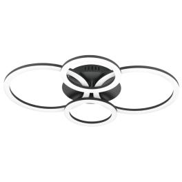 PARRAPOS-Z CL 41W 5800lm tuneable white 614X450, negru/alb