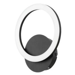 PARRAPOS-Z WL 12W 850lm tuneable white 240X200, negru/alb