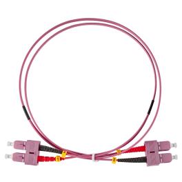 Patchcord Duplex SC/UPC - SC/UPC, 50/125µm OM4, 3.0m