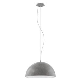 Pendant luminaire "Gaetano" 60W betongrey IP20
