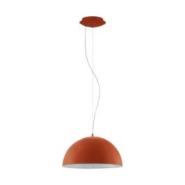 Pendant luminaire "Gaetano" 60W orange IP20