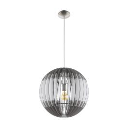 Pendant luminaire "Olmero Pro" 60W grey-white-grey IP20