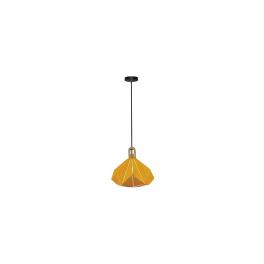 PENDUL TAVAN SOCLU E27 32CM X 27CM - GALBEN