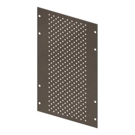 Perforated Mounting Plate width 208mm, 6 Modul Heights
