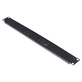 Perie 19" intrare cablu, 1U, negru RAL 9005