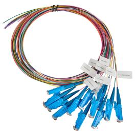 Pigtail E2000, 9/125µm OS2, 2m, 12buc, PREMIUM clasă B