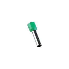 PINI TERMINALI IZOLATI E 10-18/VERDE INCHIS (100 bucati/set)