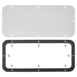 Placă de trecere plină tip D, decupare L400 A115mm