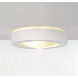 Plafonieră, GL 105 E27, rotund, alb plaster, max. 15W