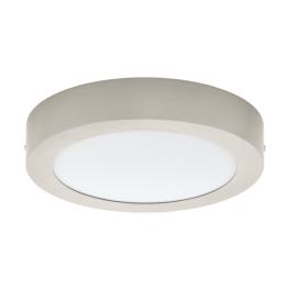 Plafoniera LED Ø225 nichel-mat 'FUEVA PRO'