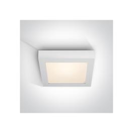 Plano patrat LED, 22W, 3000K, 1490lm, IP40, alb
