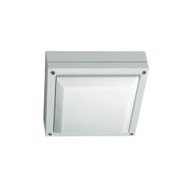 Plaza-Q2 LED, 2x20W, E27, 100-240V, IP54, alu, alb