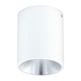 Polasso round 3,3W 3000K white silver