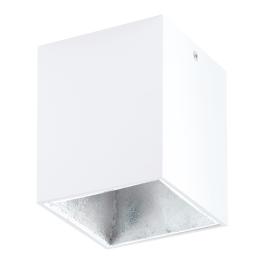 Polasso square 3,3W 3000K white silver IP20