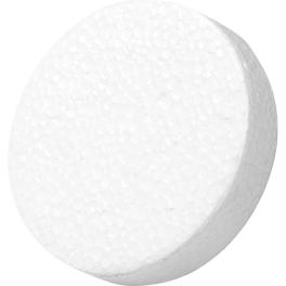 POLYSTIRENE DISK KS 67X17MM 100PCS WHITE