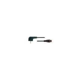 Powercord, Schuko - C5 (Triangle) female, Black, 1.8m