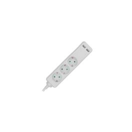 PRELUNGITOR 3 CAI + 2USB 1.5M(3G1.5MM2) ALB