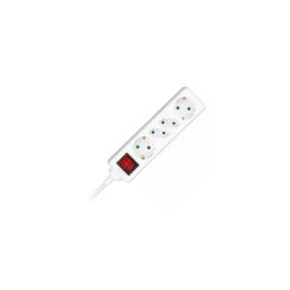 PRELUNGITOR 4 CAI CU INTRERUPATOR 1.5M( 3G1.5MM2) ALB