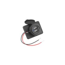 PRIZA AUTO 12V/24V 2X USB 5V/2.4A