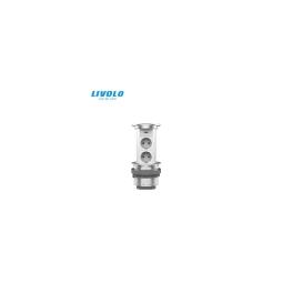 Priza incastrabila Pop Up, Silver, echipata cu USB + 2 prize 2M